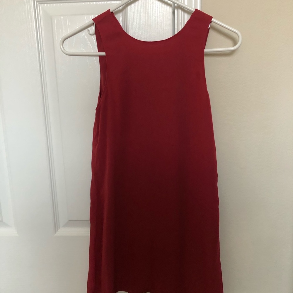 Red dress